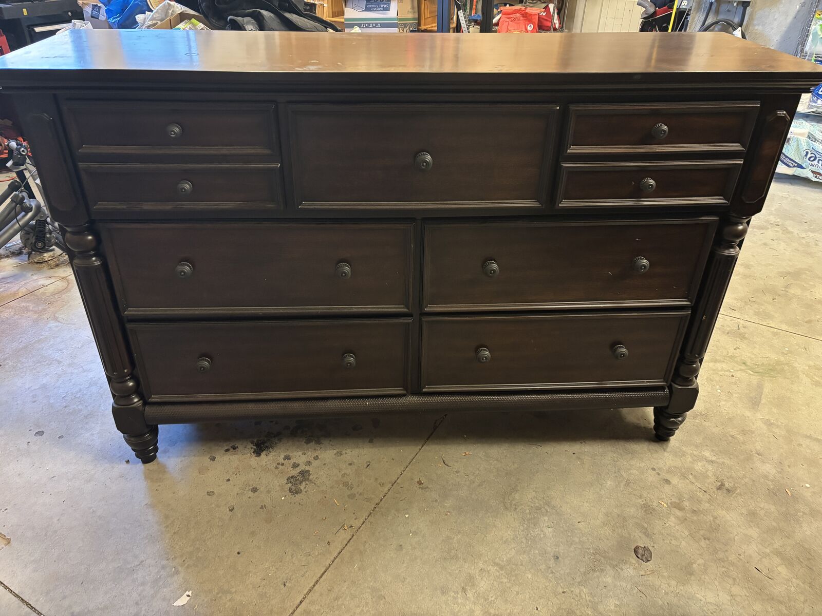 Solid wood dresser