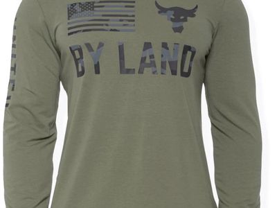 Under Armour Project Rock Veterans Day By Land Shirt - NWT Mens XL
