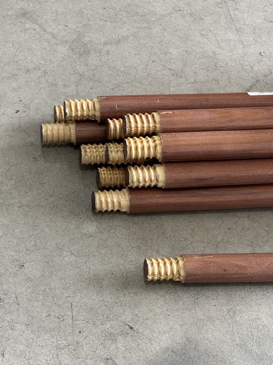 12 pack Rubbermaid Threaded Broom Handles