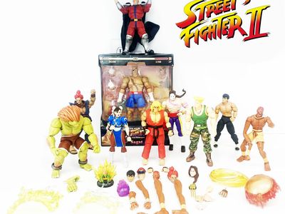 Street Fighter 2 Action Figure Lot