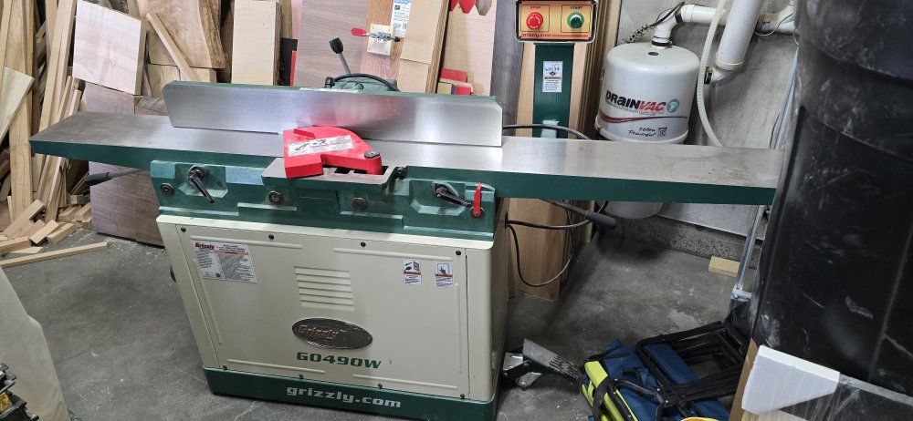 Grizzly G0490W 8" Jointer w/ Helical Head