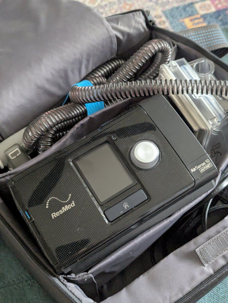 C-PAP Kit with Travel Case, Good Condition