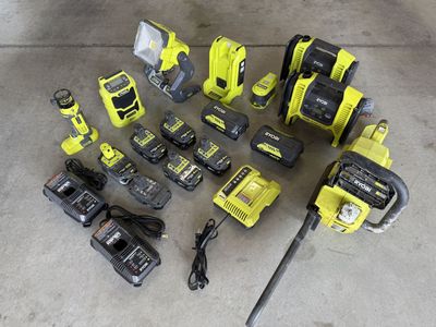 Ryobi Tools and Batteries