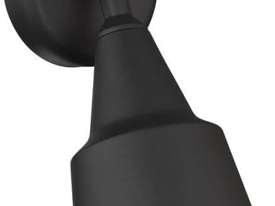 Generation Lighting Outdoor Flood Light Adjustable Swivel Aluminum Flood Light, 1-Light 120 Watt, 12" H x 6" W, Black