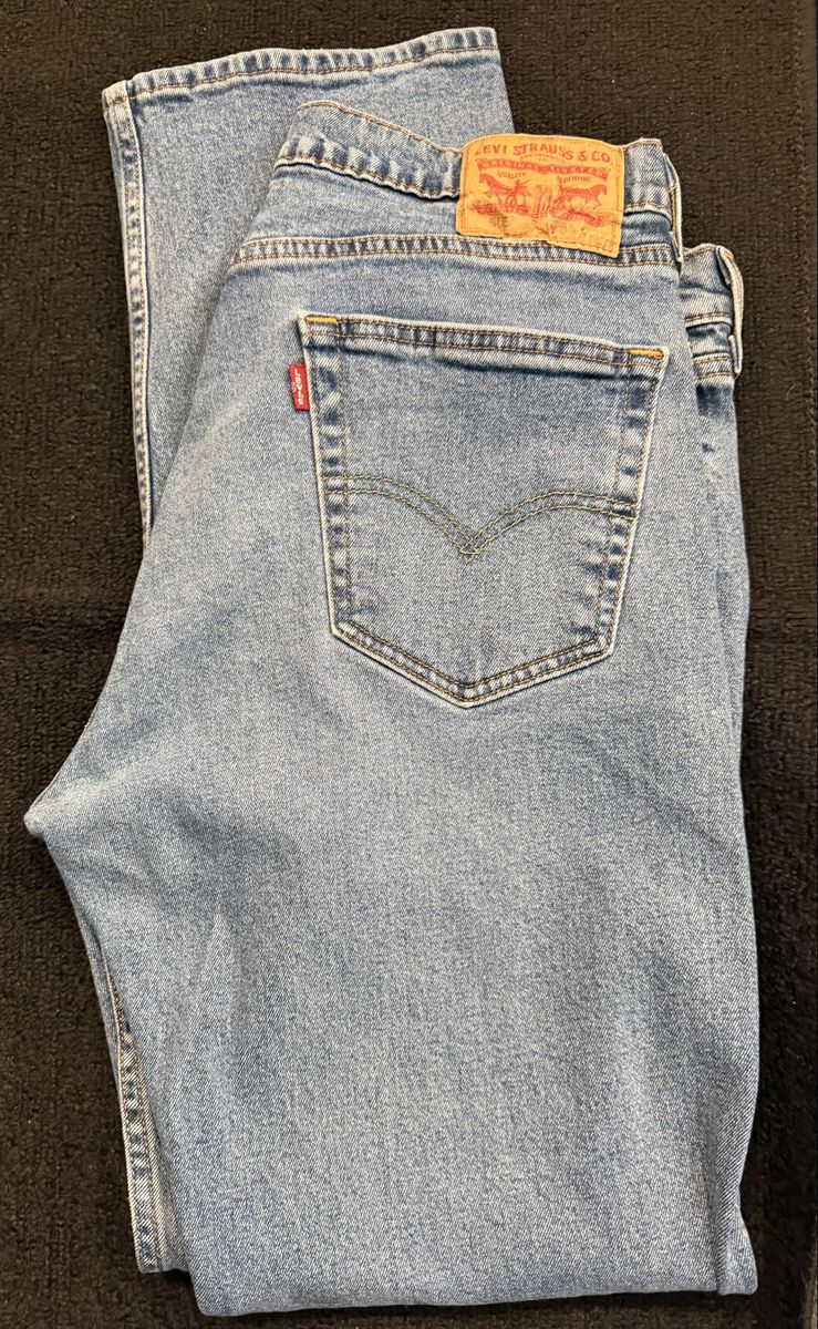 Men's Levi's 505 Light Wash Denim Jeans 35x32