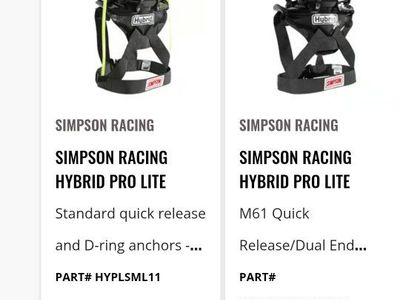 Simpson Hybrid Pro (HANS)