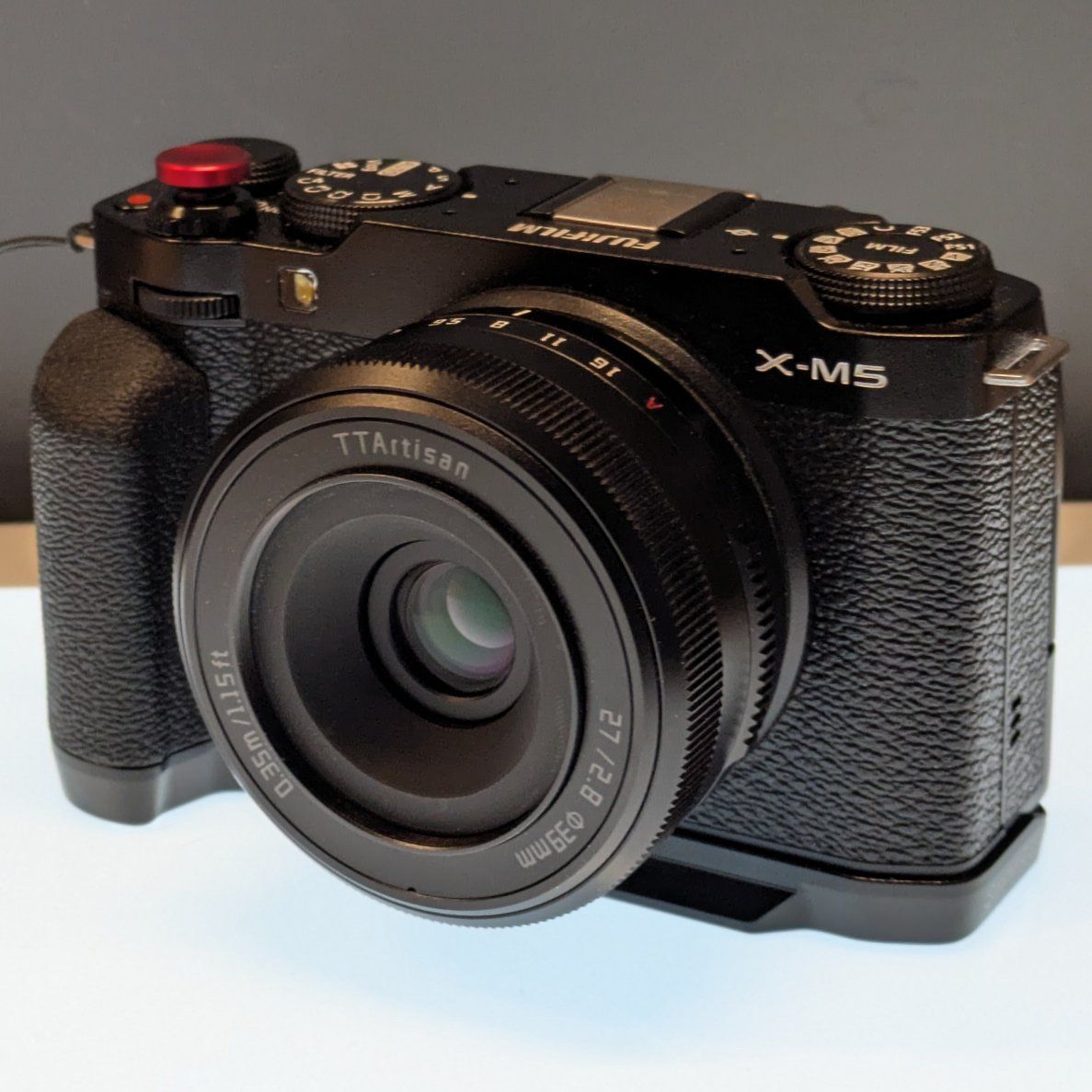 fujifilm x-m5 and 27mm f2.8 lens