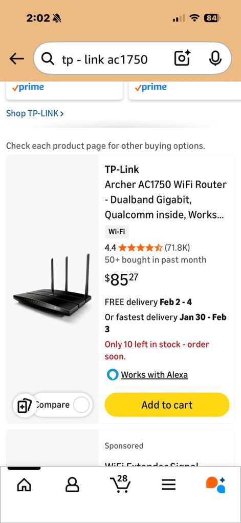 TP Link Router and Motorola Modem