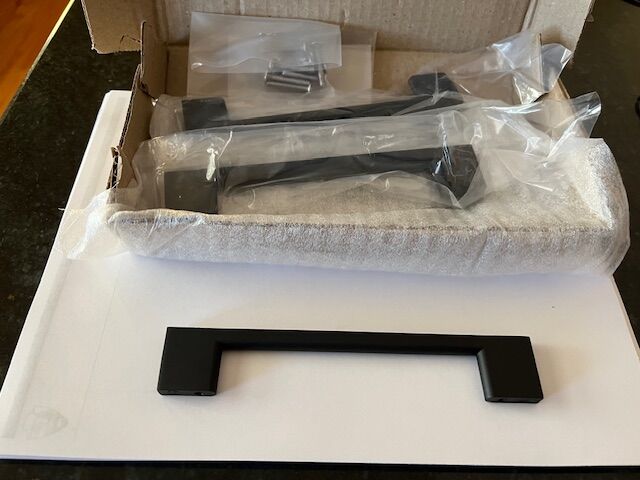 New Matte Black Cabinet Pulls X 6