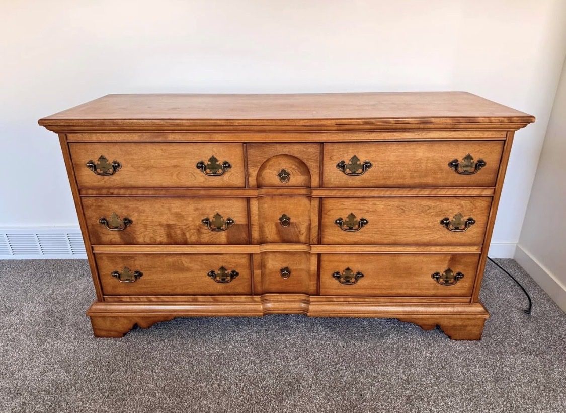 Solid Wood Vintage Dresser