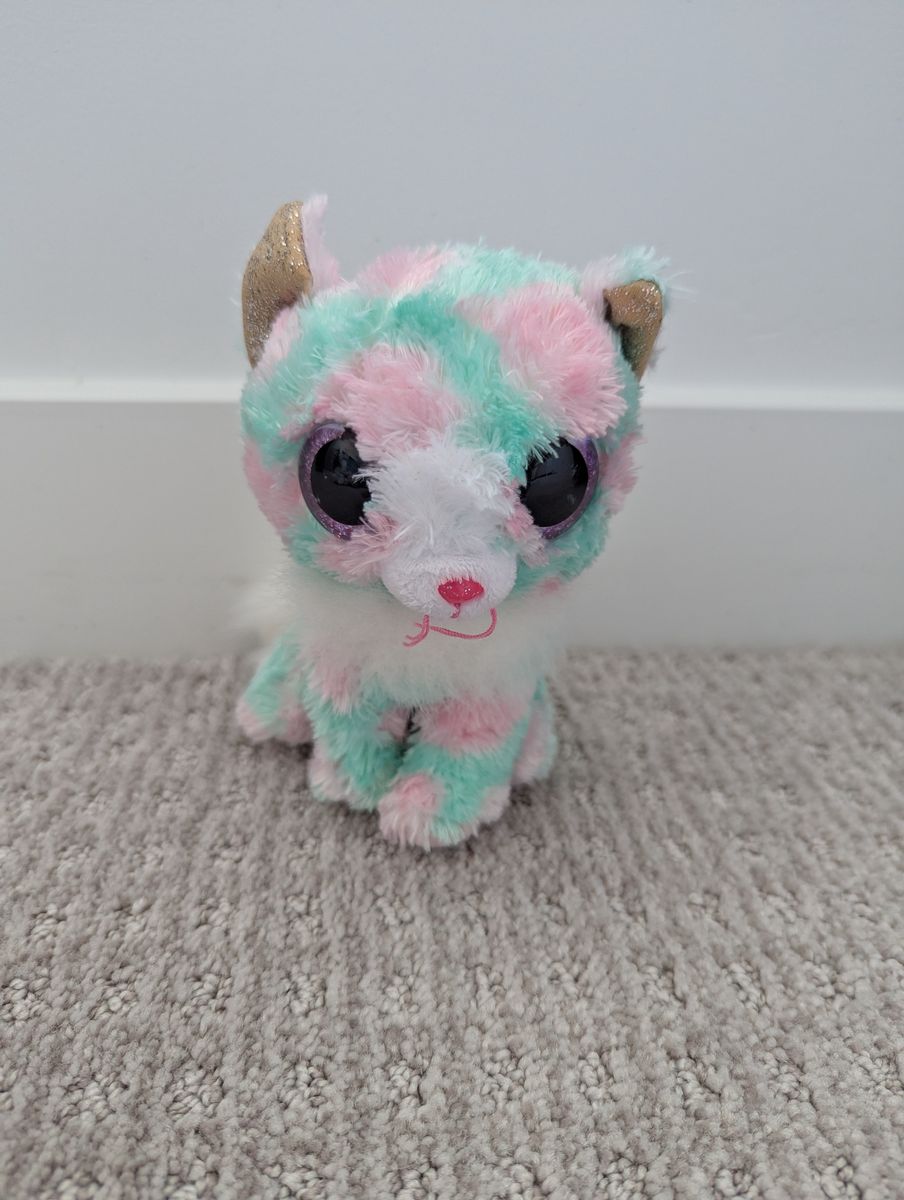 Ty Silk Beanie Boos - Opal the cat