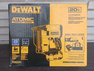 DeWalt 23 gauge pin nailer kit