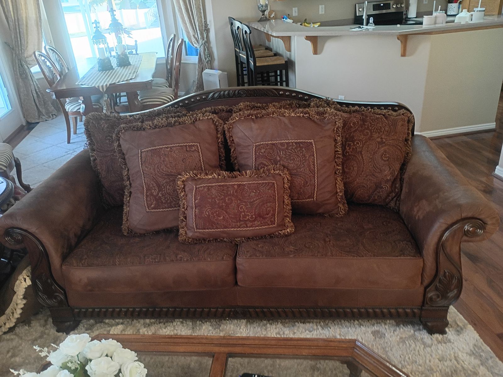 FOR SALE -- COUCH & LOVESEAT