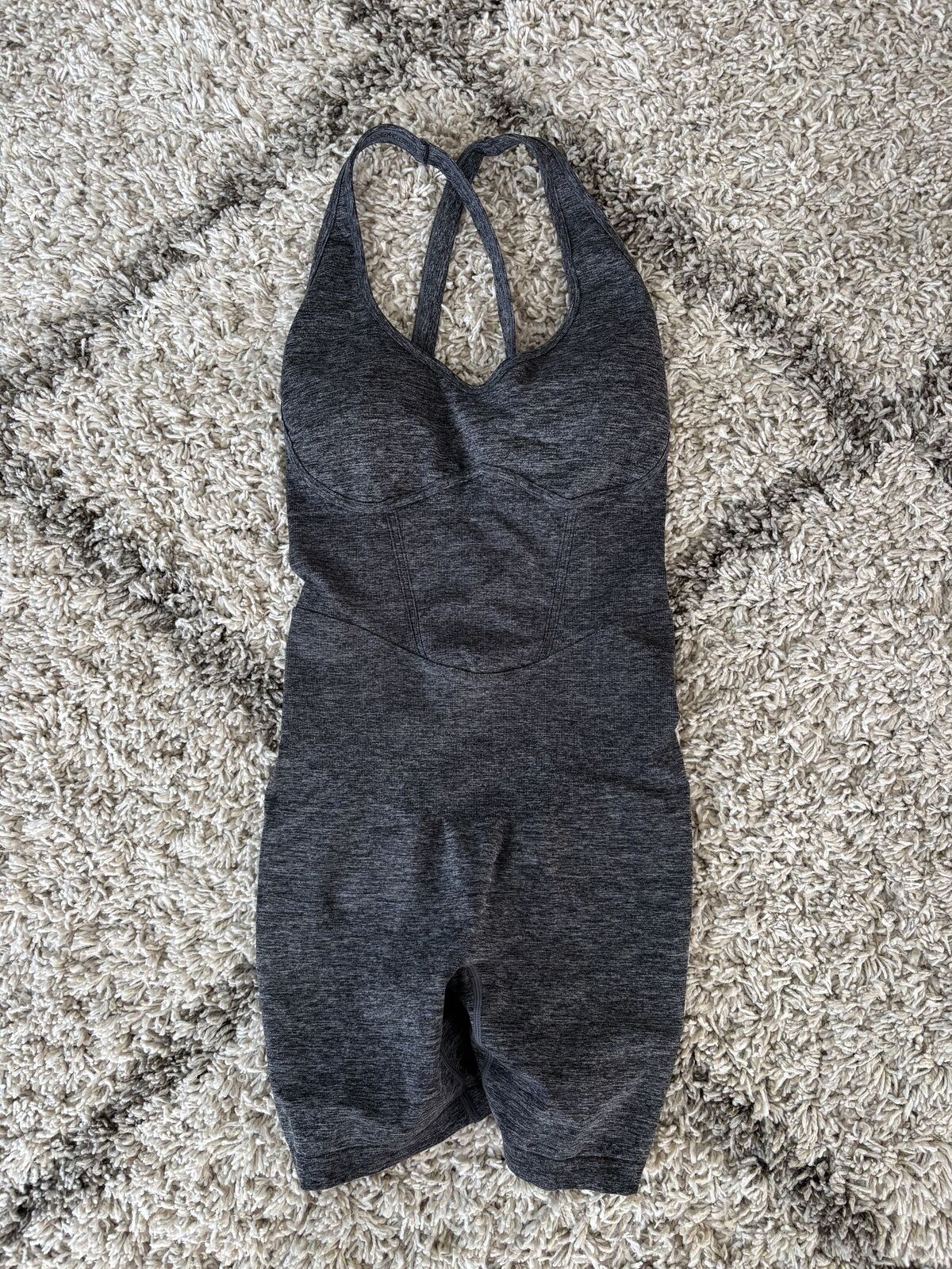 Poppi lush 1 piece workout set with built in shape wear