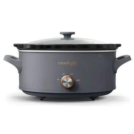 Crock-Pot 7-Quart Manual Slow Cooker, Mussel Gray