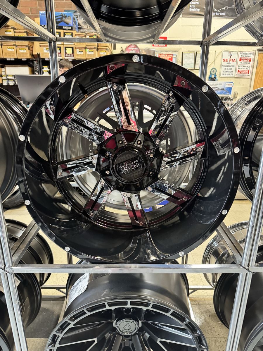 Insane Off-road 22x12  8x139/135 Bolt Pattern, brand new Set of 4 wheels.