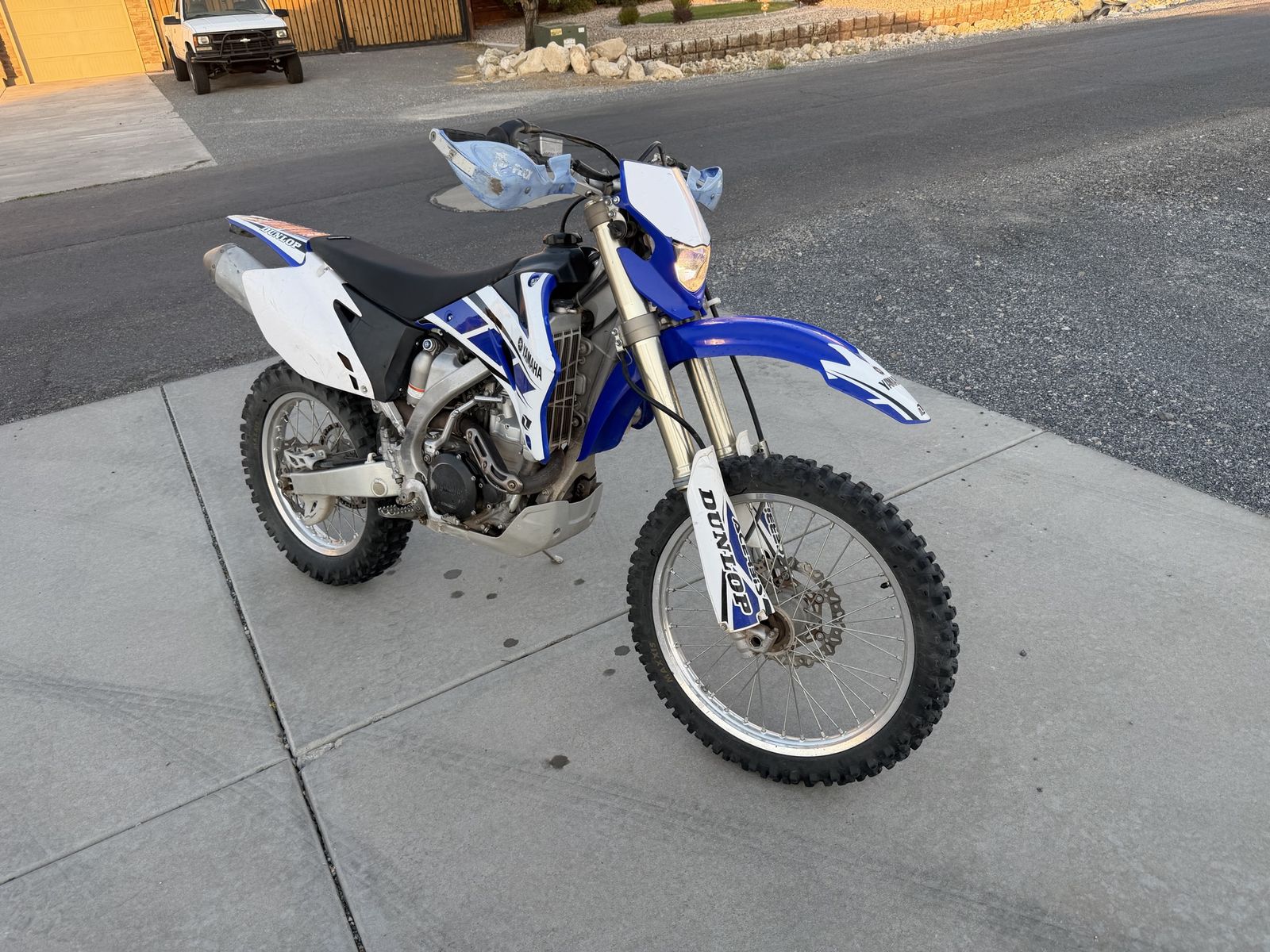 Yamaha WR450F Enduro Dirt Bike - Blue/White Off-Road Motorcycle