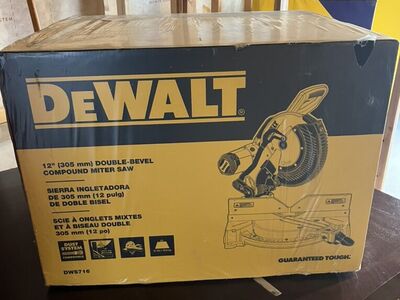 DEWALT DWS716 12” Double‑Bevel Compound Miter Saw