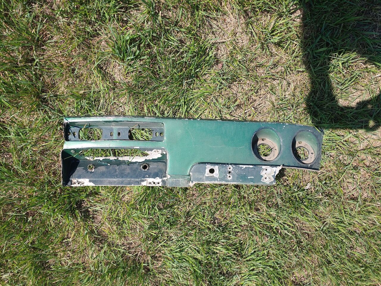 1967 C2 Corvette Tail light panel partial Right Side O.E.M. fiberglass