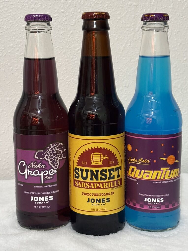 Fallout Jones Soda 3 flavor Variety Pack