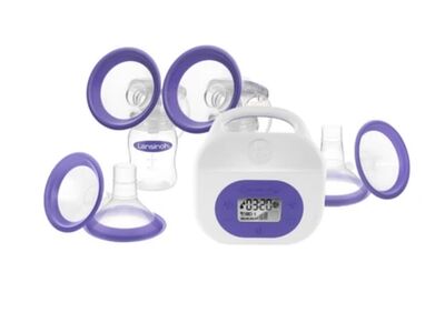 Breast Pump And 300 milk Storage Bags