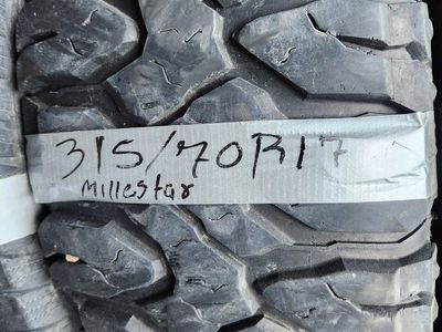 315/70r17 milestar Patagonia mt