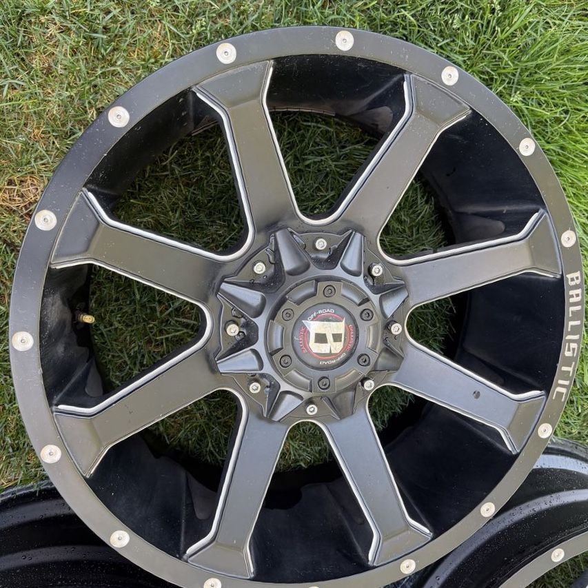 20x9 Ballistic Off Road 971 Hawk Wheels
