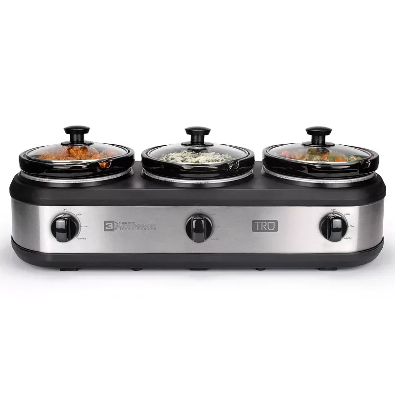 Triple Slow Cooker/ Buffet Style Crock Pot