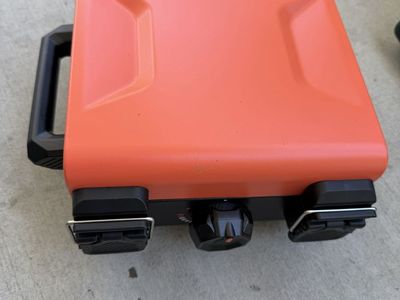 Blackstone Adventure Ready 17" Propane Griddle Portable Outdoor Cooking Station Orange