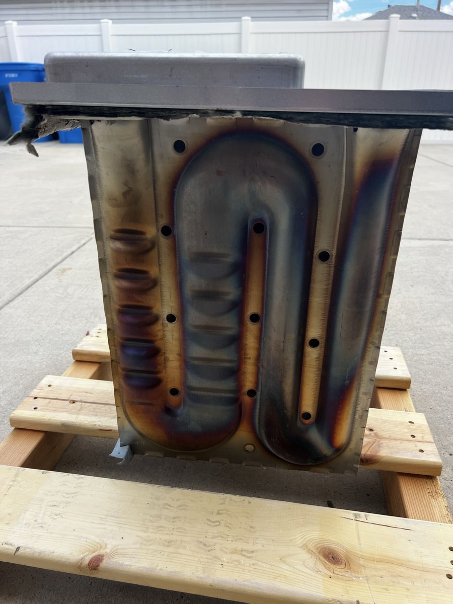 HVAC Furnace Heat Exchanger Replacement Part Used