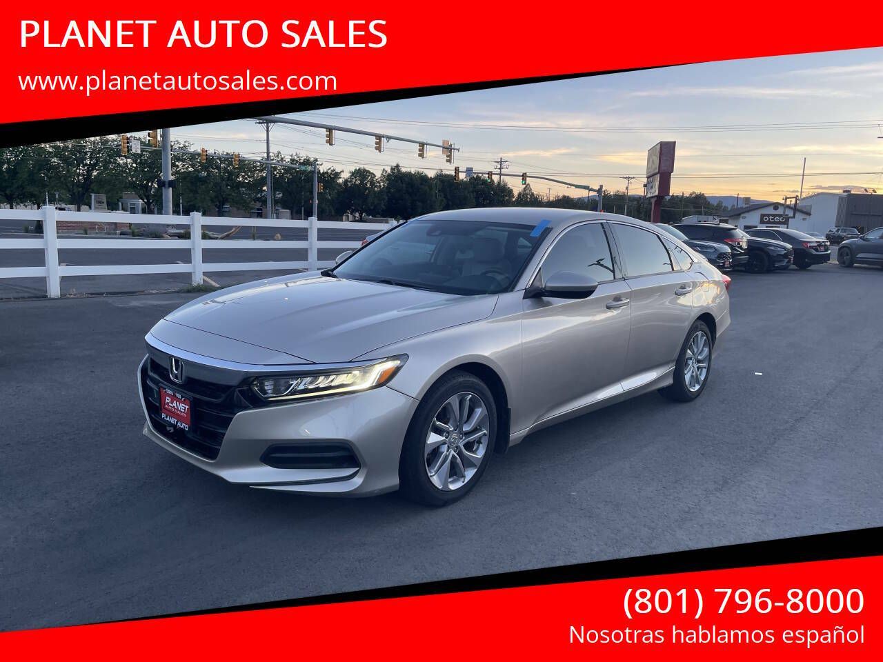 2018 Honda Accord LX — rebuilt & branded title, 31% below market