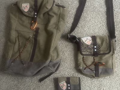 Rossignol 3-Piece Matching Bag Set - Backpack, Crossbody Bag, & Wallet