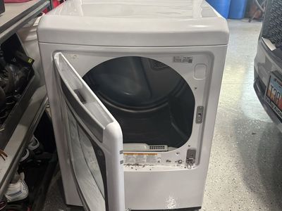 LG Sensor Dry Front Load Electric Dryer White