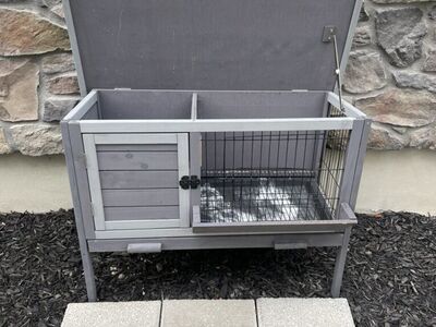 Bunny Hutch And Supplies
