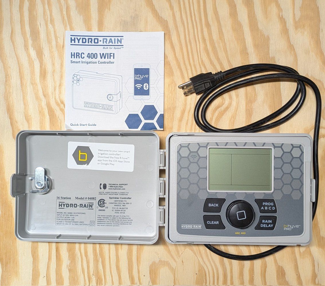 Hydro-Rain HRC 400 WiFi 16-Station Smart Irrigation Controller Sprinkler Timer