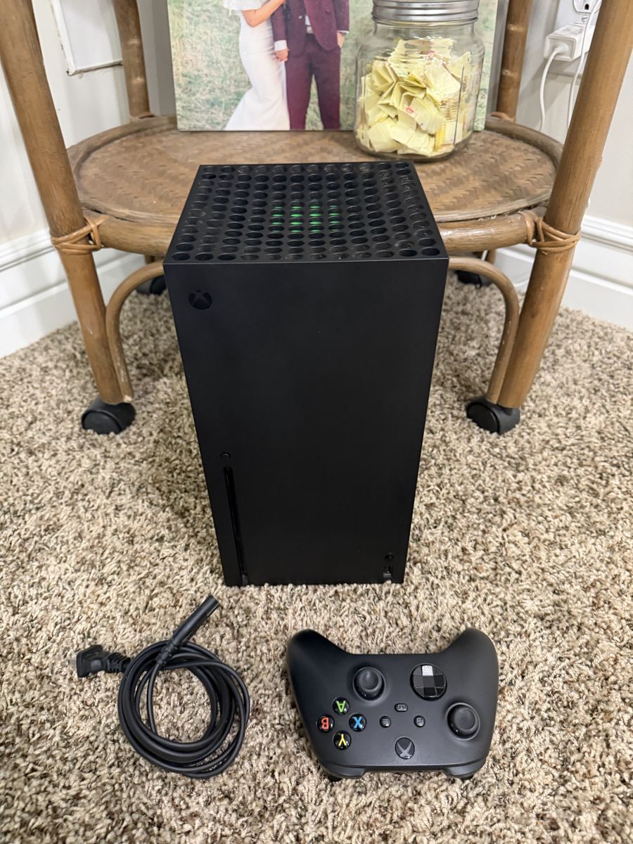 Microsoft Xbox Series X 1TB Gaming Console Black with Controller and Power Cable