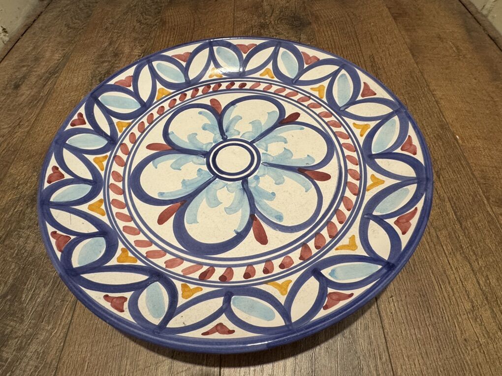 Large Italian Pasta Serving Plate