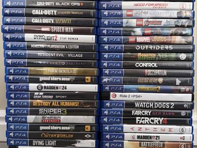 VARIOUS PS4 Games **READ DESCRIPTION**