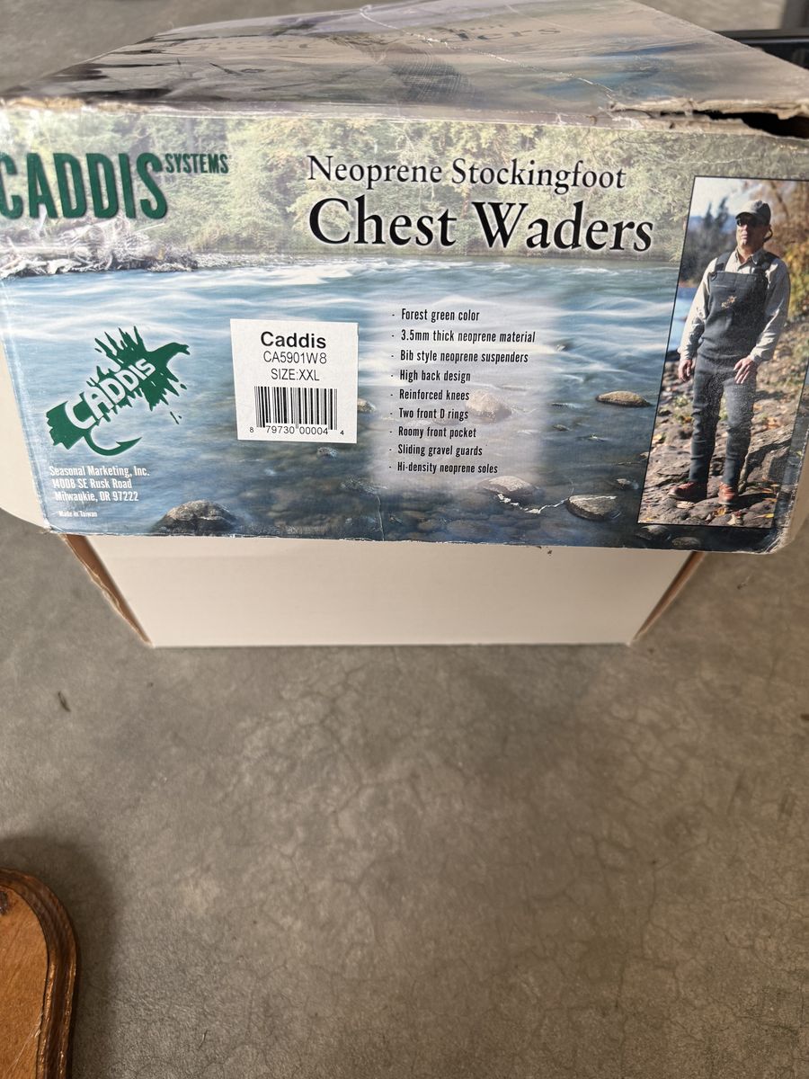 Caddis chest waders xxl