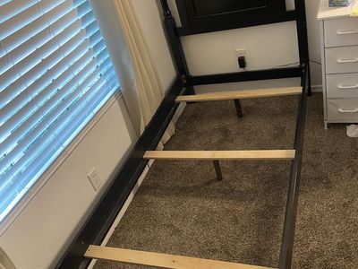 Twin Size Bed Frame wood.