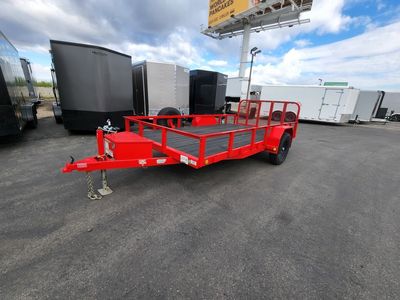2022 PJ Trailers USED 7X14 3K Utility Trailer