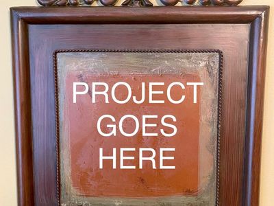 NEW - Gorgeous Metal Frame - Suited for ART - Photos - Crafts - Cork - Chalkboard- Details in Photos