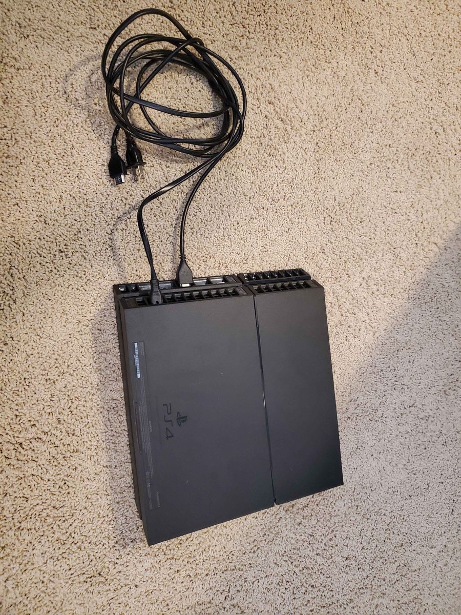 Play Station 4 with headset and 5 games