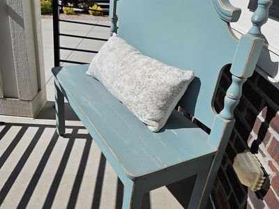outdoor bench