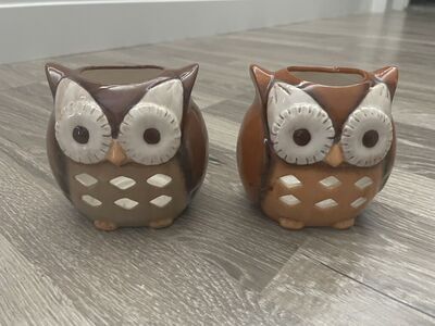 Adorable Owl Candle Holders