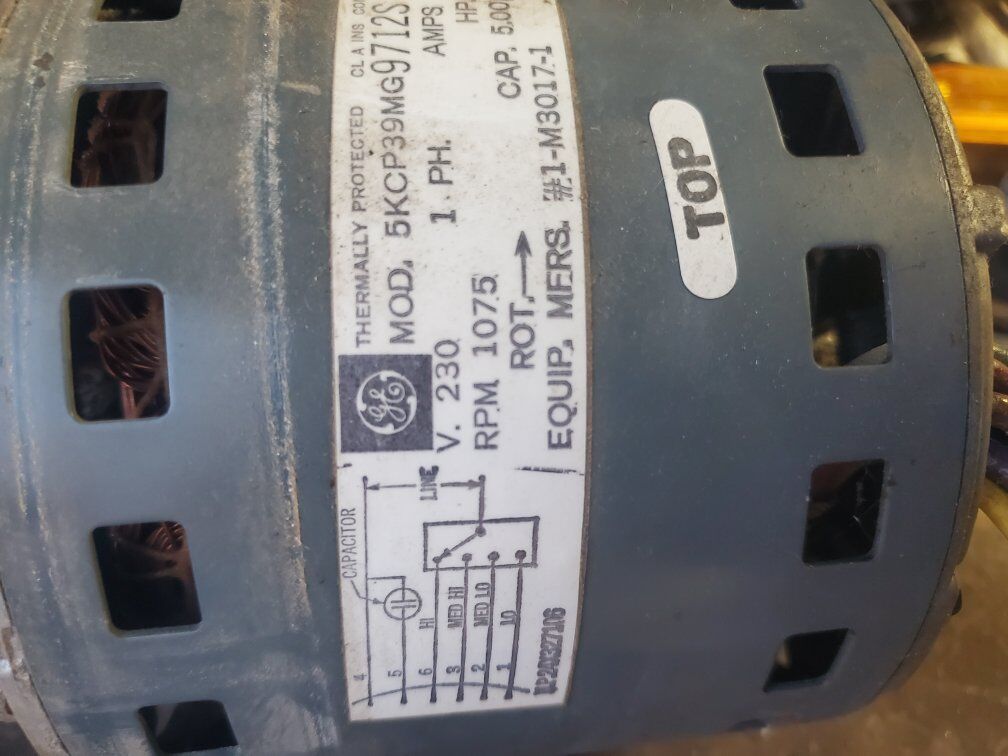 Electric Motor GE model 5KCP39MG9712S