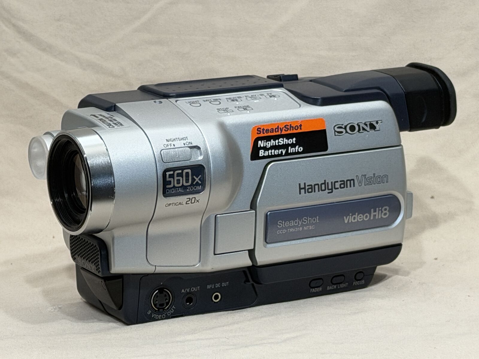 Sony Hi8 Camcorder CCD-TRV318 – Tested Playback
