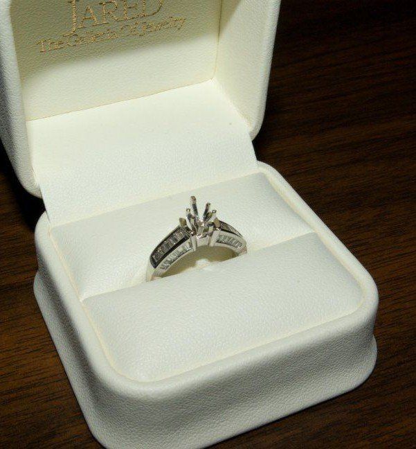 Platinum diamond ring
