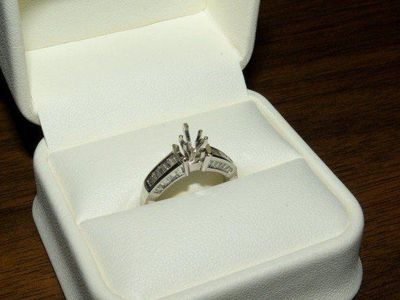 Platinum diamond ring