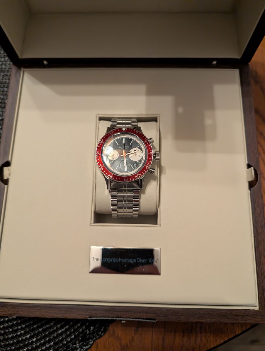 LONGINES Heritage Diver 1967 L2.808.4.52.6 Men's Watch From Japan G1019